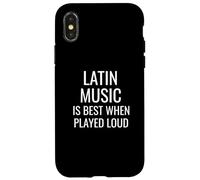 Funny Latin Music Quote Salsa Samba Cumbia Rumba Tango Dance Coque pour iPhone X/XS