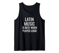 Funny Latin Music Quote Salsa Samba Cumbia Rumba Tango Dance Débardeur