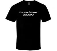 Funny Law and Order Executive Producer Dick Wolf T Shirt Black L