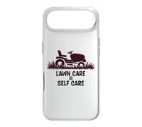 Funny Lawn Care is Self Care Lawnmower Humor Coque pour iPhone Air