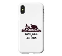 Funny Lawn Care is Self Care Lawnmower Humor Coque pour iPhone X/XS