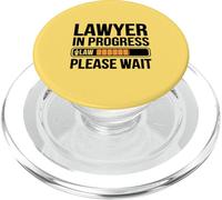 Funny Lawyer in Progress Law School College Loading PopSockets PopGrip pour MagSafe