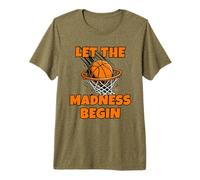 Funny Let The Madness Begin Basketball Bracket Players Lover T-Shirt Haut de Gamme