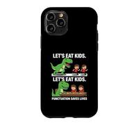 Funny Let's Eat Kids Ponctuation Saves Lives Grammaire Coque pour iPhone 11 Pro