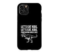Funny Let's Eat Kids Ponctuation Saves Lives Grammaire Coque pour iPhone 11 Pro