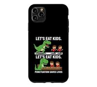 Funny Let's Eat Kids Ponctuation Saves Lives Grammaire Coque pour iPhone 11 Pro Max