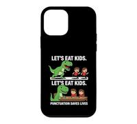 Funny Let's Eat Kids Ponctuation Saves Lives Grammaire Coque pour iPhone 12 Mini