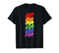 Funny LGBT Turtle Rainbow Lesbian Gay Pride Femmes Hommes T-Shirt