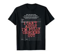 Funny Librarian I Can't Adult Checked Out Book Lover Reader T-Shirt