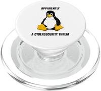 Funny Linux Cybersecurity Threat Tech Geek Humour PopSockets PopGrip pour MagSafe