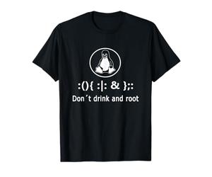 Funny Linux Ne buvez pas et Root Fork Bomb Linux T-Shirt
