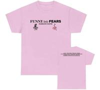 Funny Little Fears Album Singer Damiano David T-Shirt Imprimé Coton À La Mode Unisexe Manches Courtes Hip Hop Streetwear Été Haut-Pink||l