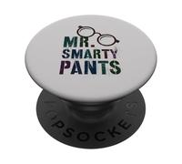 Funny Little Mr Smart Pantalon Last 100 Days School My Smartie PopSockets PopGrip Adhésif