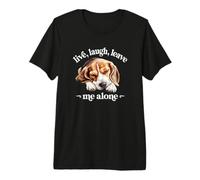 Funny Live Laugh Leave Me Alone Nap Sleep Beagle Dog Lover T-Shirt Haut de Gamme