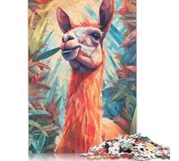 Funny Llama Puzzle Imposible,desafío for Adults Entretenimiento Creativo 1000 Piezas Obra De Arte De Juego De Para Adultos Y Niños Mayores De 12 Años 1000pcs (38x26cm)