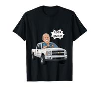 Funny Lock EM UP Hit The Road Dude Design propriété privée T-Shirt