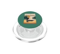 Funny Loon Ranger, Un huard commun dans Un lac, Amateur d'oiseaux Vintage PopSockets PopGrip pour MagSafe