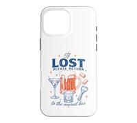 Funny Lost revient au Bar Le Plus Proche en Buvant de l'humour Coque pour iPhone 16 Pro Max