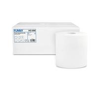 Funny Lot de 2 rouleaux de papier de nettoyage double épaisseur Blanc Env. 26 cm 1000 feuilles