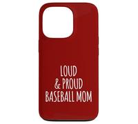 Funny Loud and Proud Baseball Moms Sports Mom Mother Humour Coque pour iPhone 13 Pro