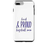 Funny Loud and Proud Baseball Moms Sports Mom Mother Humour Coque pour iPhone 7 Plus/8 Plus
