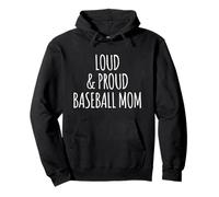 Funny Loud and Proud Baseball Moms Sports Mom Mother Humour Sweat à Capuche