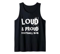 Funny Loud and Proud Football Mom Football Players Mamans Débardeur
