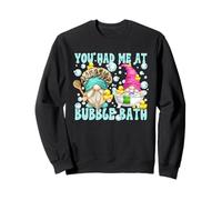Funny Love Quote Bubble Bath Valentines GNOME Couple Sweatshirt