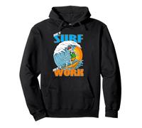 Funny Love Surfing Squelette Born to Surf Shredding Wave Sweat à Capuche