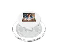 Funny Made It to May Teacher Girls Meme Last Day of School PopSockets PopGrip pour MagSafe