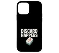 Funny Mahjong Meme Eat Sleep Repeat Tiles and Tea Game Night Coque pour iPhone 12 Mini