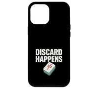 Funny Mahjong Meme Eat Sleep Repeat Tiles and Tea Game Night Coque pour iPhone 12 Pro Max