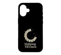 Funny Mahjong Meme Eat Sleep Repeat Tiles and Tea Game Night Coque pour iPhone 16