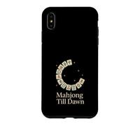 Funny Mahjong Meme Eat Sleep Repeat Tiles and Tea Game Night Coque pour iPhone XS Max
