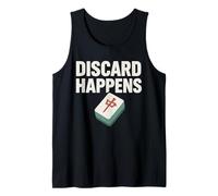 Funny Mahjong Meme Eat Sleep Repeat Tiles and Tea Game Night Débardeur