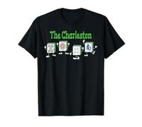 Funny Mahjong Player Chinese Tile The Charleston Gambling T-Shirt