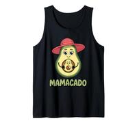 Funny Mamacado Pregnant Avocado Mom Pun Débardeur
