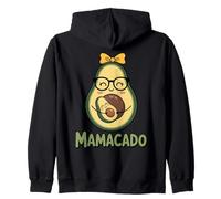Funny Mamacado Pregnant Avocado Mom Pun Sweat à Capuche