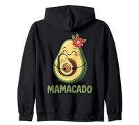 Funny Mamacado Pregnant Avocado Mom Pun Sweat à Capuche