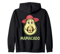 Funny Mamacado Pregnant Avocado Mom Pun Sweat à Capuche