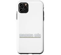 Funny Mamma Mia Drapeau Italien à Rayures Coque pour iPhone 11 Pro Max