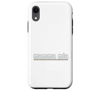 Funny Mamma Mia Drapeau Italien à Rayures Coque pour iPhone XR