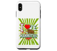 Funny Mammut Stone Age Ice Age Design Préhistorique Coque pour iPhone XS Max
