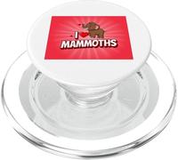 Funny Mammut Stone Age Ice Age Design Préhistorique PopSockets PopGrip pour MagSafe