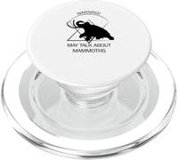 Funny Mammut Stone Age Ice Age Design Préhistorique PopSockets PopGrip pour MagSafe