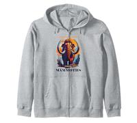 Funny Mammut Stone Age Ice Age Design Préhistorique Sweat à Capuche