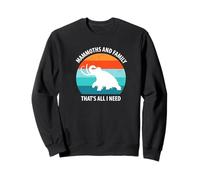 Funny Mammut Stone Age Ice Age Design Préhistorique Sweatshirt