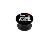 Funny Man A Plan Canal Panama Carte Drapeau Palindrome PopSockets PopGrip Adhésif