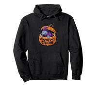 Funny Manatee Pumpkin Spice Sea Cow Sweat à Capuche