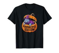 Funny Manatee Pumpkin Spice Sea Cow T-Shirt